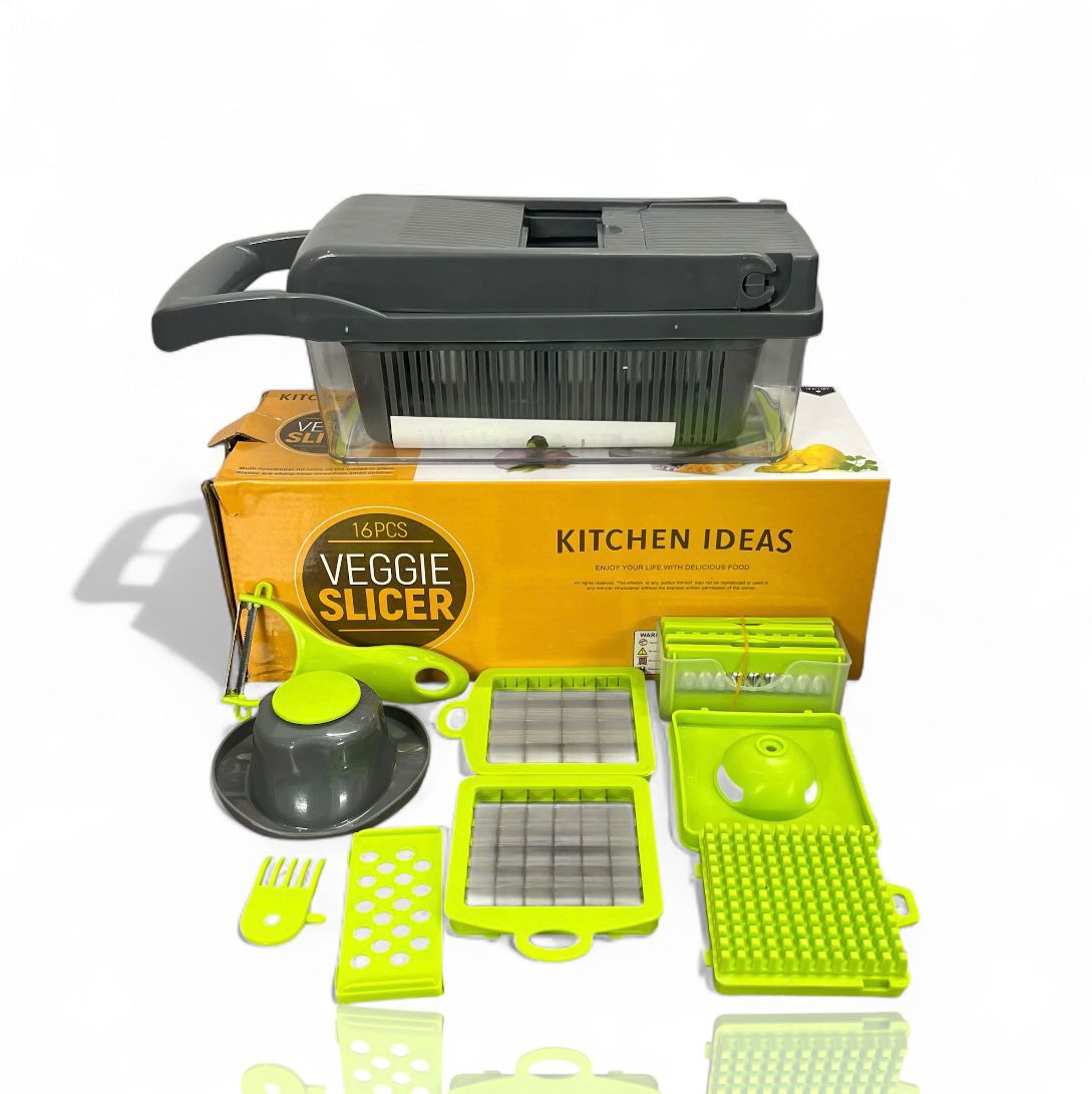 16-in-1 Vegetable Chopper & Food Slicer