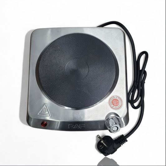 ELECTRIC PLATE STOVE BY RAF {STAINLESS STEEL)