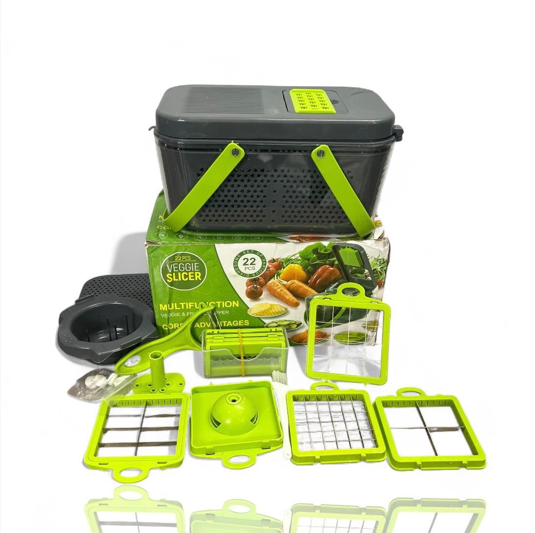 22-in-1 Vegetable Chopper & Food Slicer